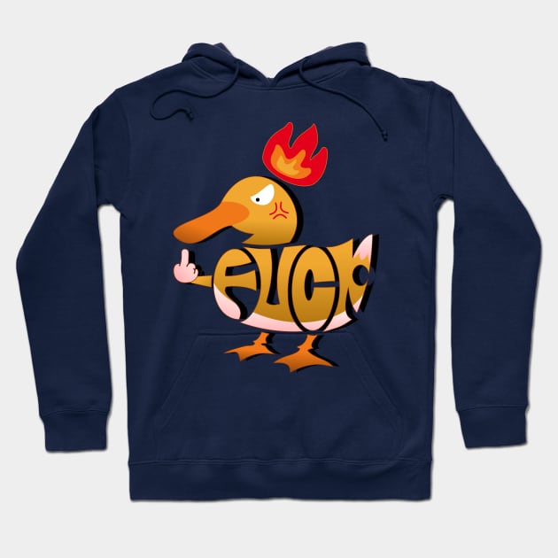 Angry Duck F*ck Hoodie by Acho Underpeak